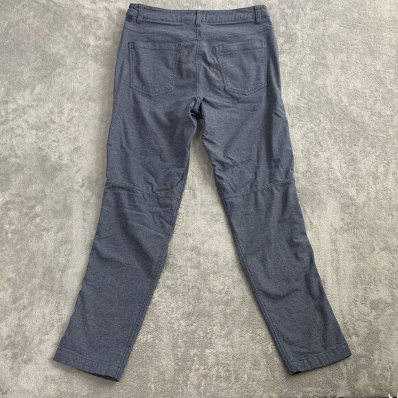 Lululemon ABC Pants Men 31x29” Slim Fit Trouser Tech Canvas Heathered Blue *FLAW - Picture 14 of 16